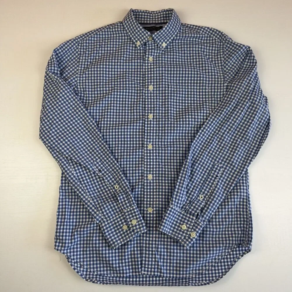 Banana Republic Custom 078 Wash Shirt Bundle Men’s S Custom Fit Gingham